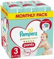 Produktbild: Pampers Pants Windelhose Größe 3 (6-11kg), Premium Care, 144 Stück, Windeln