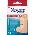 Produktbild: 3M Pflaster Nexcare Blood-Stop Spots, 14 Strips, elastisch, atmungsaktiv, 3 Größen