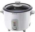 Produktbild: Sencor Reiskocher 1.5L Premium EasyClean – Automatischer Rice Cooker, Funktion zum Warmhalten ohne Überwachung, Automatische Abschaltung, Perfekt für alle Reissorten und Sushi-Reis, Weiß - 1500WH