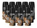 Produktbild: AXE Bodyspray Leather & Cookies im 12er Set, Deo Deospray Deodorant Body Spray Herren Männer Men 12x 150ml, Männerdeo ohne Aluminium (12 Produkte)