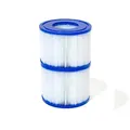 Produktbild: Bestway Filterkartusche VI, 10.6 x 10.6 x 8 cm, Medium, Doppelpack, blau/ weiß