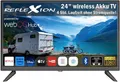 Produktbild: Reflexion LEDA24OSBT Smart LED Akku Fernseher powered by webOSHub, 60 cm/24 Zoll, Camping/Wohnmobil/Wohnwagen/Boot/LKW TV, USB Typ-C DC 12V Input, 230V, Full HD, Triple Tuner, Bluetooth, WLAN, Schwarz [] (LEDA24OSBT)
