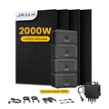 Produktbild: Powerness®Balkonkraftwerk mit Speicher 8192Wh NOAH 2000 Speicher*4 mit 800W Wechselrichter und Jasolar2000W(+600W) Full Black Bifaziale Solarmodule