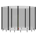 Produktbild: Sicherheitsnetz für 6 Netzstangen am Trampolin 427 - 430 cm - Netz (JS+EXD-M)