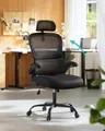 Produktbild: SONGMICS Bürostuhl, Netzstuhl, ergonomisches Design, mit Premium-Netzgewebe, Wippfunktion