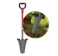 Produktbild: EASYmaxx Spaten - & Wurzelsäge 114cm grau/rot, (1-St), Spaten- & Wurzelsäge mit einer V-förmigen Klinge & mit Flaschenöffner
