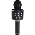 Produktbild: Denver Schwarz Bluetooth Karaoke Mikrofon mit Lautsprecher Akku 5-6 Hrs Laufzeit