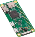 Produktbild: RASP PI ZERO W - Raspberry Pi Zero W v.1.1, 1 GHz, 512 MB RAM, WLAN, BT