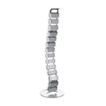 Produktbild: Kabelkanal Kabelorganizer Kabelführung flexibel, 800 x 68 mm 18 Gelenke silber