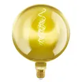 Produktbild: EGLO E27 Globe Lampe dimmbar, Spiral LED Retro Glühbirne Big Size, extra-großes Vintage Deko Leuchtmittel, gold, 4 Watt, 40 Lumen, warmweiß, 1900k, G200, Ø 20 cm