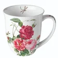 Produktbild: Kaffeetasse Tee Porzellan Tasse 400ml - Ambiente - Amber Rosen