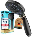Produktbild: BLUMBACH® Duschkopf schwarz Energy Rain - Shower Head mit 9 Strahlarten