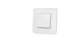 Produktbild: Legrand - Schalter oder Wechselschalter Mosaic 10A weiß komplett mit Platte und Schraubbefestigung