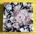 Produktbild: 20 Servietten KATE Rosen Blumenpracht 1 Packung OVP Ambiente Blumen schwarz