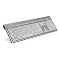 Produktbild: Logickeyboard SKB-AJPU-DE - verkabelt - USB - Aluminium - Weiß - Windows 2000 - Windows 2000 Professional - Windows 7 Enterprise - Windows 7 Enterprise x64 - Windows 7 H - PC/server - Universal (SKB-AJPU-DE)