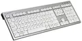 Produktbild: LogicKeyboard SKB-AJPU-DE Tastatur Silber/Weiss