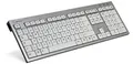Produktbild: Logickeyboard SKB-AJPU-DE Full-size (100%) Verkabelt USB QWERTZ Aluminium We ~D~