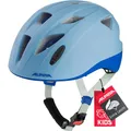 Produktbild: Alpina XIMO L.E. - Leichter, Sicherer & Bruchfester Fahrradhelm Mit Optionalen LED-Licht Für Kinder, Smoke-Blue matt, 47-51 cm