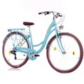 Produktbild: City Bike Bella 2 – 28 inch Ladies Dutch Bike with Shimano 7-Speed (türkis)
