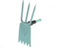 Produktbild: Gardena Gartenhandwerkzeuge - Kombisysteme cs-Gartenhacke, ger. Blatt, 3 Zinken,