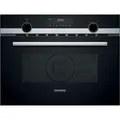 Produktbild: Siemens CM585AGS1 iQ500 Einbau-Mikrowelle schwarz/edelstahl