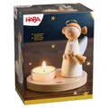 Produktbild: HABA Engel mit Teelicht – Weihnachtliche Holz-Dekoration aus Buchenholz – Stilvoller Schutzengel für Advent & Festliche Atmosphäre – 2012297001