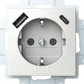 Produktbild: Busch-Jaeger SCHUKO Steckdose 20 EUCB2USBAC-914
