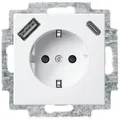 Produktbild: Busch-Jaeger 20 EUCB2USBAC-914 SCHUKO USB-Steckdose, A/C Busch-balance SI, Alpinweiß (2CKA002011A6298)