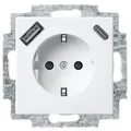 Produktbild: BUSCH JAEGER SCHUKO Steckdose USB-A+C 20 EUCB2USBAC-914 (2CKA002011A6298) - Weiß