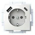 Produktbild: BUSCH-JAEGER USB/Steckdoseneinsatz 20 EUCB2USBAC-914