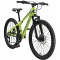 Produktbild: Bikestar Mountainbike 24 Zoll Aluminium Kinderfahrrad, 8 - 13 Jahre, Mädchen, Jungen, 21 Gang Shimano Tourney RD-TY300 Schaltwerk, Kettenschaltung, Scheibenbremsen, Rahmen 33 cm, Hardtail