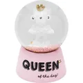 Produktbild: Sheepworld Schneekugel 48852, aus Glas, mit Glitzer, Queen, rosa, 5 x 6,5 cm