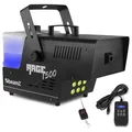 Produktbild: BeamZ RAGE1500LED Nebelmaschine DMX, 1500 Watt Fogger mit Fernbedienung, DMX Rauchmaschine mit Lichteffekt, Intervall Fog Machine, Smoke Machine mit 3,5 Liter Tank, Timer, Partynebel