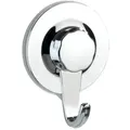 Produktbild: Wenko - Wand Haken Valenza Chrom Halter Ohne Bohren Bad Dusche Küche Wc Handtuch - Silber Glänzend