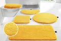 Produktbild: Bruno Banani Badematte Lana, Badvorleger, Badezimmer Teppich, Höhe 25 mm, rutschhemmend beschichtet, fußbodenheizungsgeeignet, schnell trocknend, strapazierfähig, Polyacryl, rund, Badteppich, Badematten, unifarben, auch als 3 teiliges Set & rund