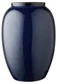 Produktbild: BITZ - Vase/BLumenvase - Stoneware - Blau/glasiert - (HxD) 25 x 15,5cm