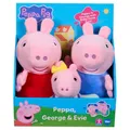 Produktbild: Peppa Pig Peppa George Evie Plüsch Kuscheltier 3er Pack Ab 3 Jahren+