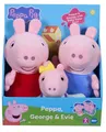 Produktbild: Peppa Pig - Plüschtier-Set mit Peppa Pig, George und Evie - 08423