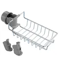 Produktbild: WENKO Maximex Duschablage Edelstahl, montierbar ohne bohren an die Duschstange, 23 x 7 x 10,5 cm