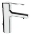Produktbild: Hansa Hansaronda Waschtisch-Einhand-Einlochbatterie Bedienungshebel (Metall) Ausladung 100 mm - 03092273