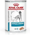 Produktbild: Royal Canin Veterinary Hypoallergenic Mousse | 12 x 400 g | Diät-Alleinfuttermittel für ausgewachsene Hunde | Mit hydrolysiertem Protein | Zur Unterstützung der Hautbarriere