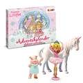 Produktbild: CRAZE Prinzessin Lillifee Adventskalender Kinder - Spielzeug Adventskalender Mädchen mit Prinzessin & Einhorn Figuren