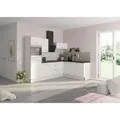 Produktbild: Optifit Eckküche, Weiß, Holzwerkstoff, 3 Schublade(n),1 Schublade(n) Schubladen, L-Form, nur wie online abgebildet bestellbar, 270x200 cm, Made in Germany, DIN EN ISO 14001, DIN EN ISO 50001, DIN EN ISO 9001, Zusatzausstattung erhältlich, höhenverstellbare Füße, Küchen, Eckküchen, Eckküchen mit Geräte