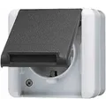 Produktbild: JG APWG WG 800 Schuko-Steckdose 820W grau/anthrazit - Grau