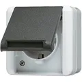 Produktbild: Jung 820W Schutzkontakt-Steckdose, senkrecht, IP 44, WG 800