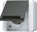 Produktbild: Jung 820W SCHUKO-Steckdose IP44 WG800 grau