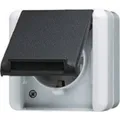 Produktbild: Jung 1fach Aufputzgehäuse Steckdose Grau 820W 1 St.
