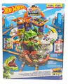 Produktbild: Hot Wheels Megacity Parkgarage mit T-Rex-Angriff, Autorennbahn inkl. 2 Autos NEU