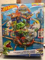 Produktbild: Hot Wheels Megacity Parkgarage Parkhaus Spielset Dinosaurier T Rex Angriff