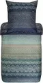 Produktbild: Bassetti Baumwollsatin-Bettwäsche-Garnitur BRUNELLESCHI Farbe GRÜN V4 Größe 155x220+80x80